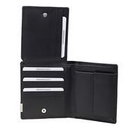 Bodenschatz Leder-Geldbörse Herren-Portemonnaie Leder Geldbeutel Lederbörse I 12x10,5x2,5cm