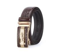 BODOBTF Gürtel aus echtem Rindsleder mit Schnalle für Herren, Western-Gürtel aus echtem Leder, 1, 120 cm