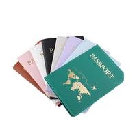 BODOBTF Kartenpärchen Reisepasshülle Brief Damen Herren Reise Hochzeit Reisepass Hülle Halter Reiseetui CH43, Schwarz , Einheitsgröße