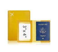 BODOBTF Reisepasshülle aus PU-Leder, verdickte Reisepasshülle, ingwer, Einheitsgröße