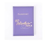 BODOBTF Reisepasshülle für Damen und Herren, Leder, niedlich, Kartenhalter, multi, Einheitsgröße