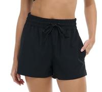 Body Glove Beachcomber Damen Boardshort mit elastischer Taille, 8,9 cm, Schwarz, S