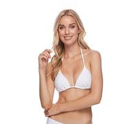 Body Glove Damen Smoothies Dita Solid Triangle Slider Top Swimsuit Bikinioberteil, Schneeweiß, S EU