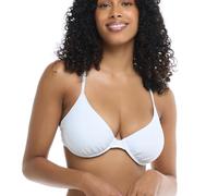 Body Glove Damen Smoothies Solo Solid Underwire D, DD, E, F Cup Top Swimsuit Bikini, schneeweiß, E
