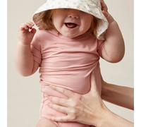 MINYMO Unisex Baby kurzen Ärmeln Formender Body, Rosa (Misty Rose 524), (Herstellergröße:74)