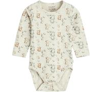 Body langarm Tiermotive beige 80
