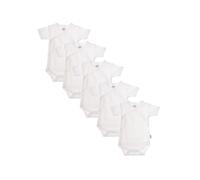 Body LILIPUT, Mädchen, Gr. 50/56, EURO-Größen, weiß, 100% Baumwolle, unifarben, kurz, Bodys Body, mit praktischer Druckknopfleiste (28419368-50) weiß