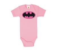 Body LOGOSHIRT "DC - Batman Logo (Pink)", Jungen, Gr. 50/56, EURO-Größen, pink, 100% Baumwolle, bedruckt, kurz, Rundhals, Bodys Body, mit coolem Print (44333613-50) pink