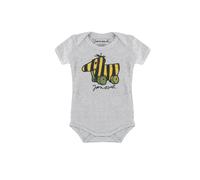 Body LOGOSHIRT "Janosch - Tigerente", Mädchen, Gr. 62/68, EURO-Größen, grau (grau, meliert), 93% Baumwolle, 7% Elasthan, bedruckt, meliert, kurz, Bodys Body, mit lizenziertem Print (12236404-62) grau,
