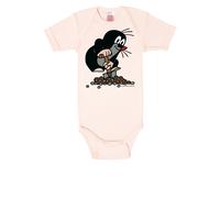Body LOGOSHIRT, Jungen, Gr. 98/104, EURO-Größen, pink (rosa), 100% Baumwolle, bedruckt, normal, Rundhals, Bodys Body, mit Der kleine Maulwurf-Aufdruck (84511040-98) rosa