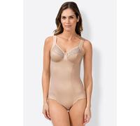 Body MMTC, Damen, Gr. 90, Cup E, beige (elfenbein), 75% Polyamid, 25% Elasthan, unifarben, Bodys Body (91017934-90) elfenbein