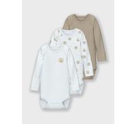 Name It Oxford Bear Baby Long Sleeve Body 3 Units 4 Months