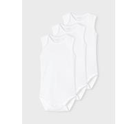 Name It Baby-Body 3er-Pack Nbnbody Tank – Unisex – Bright White – Größe 68 EU