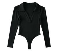 Body Shaper Damen Shapewear Damen Body Baumwolle Leotard Elegant Kurzarm Langarm Shapeware Bodysuit Braun Stringbody Bodies Figurformend Blau Tanzbody Xs Hautfarbener Trachten Mieder formende