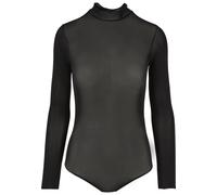 Urban Classics Damenbody Mesh Turtleneck – 95% Nylon/5% Elastan – Schwarz XS