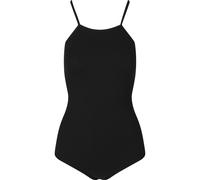 Body URBAN CLASSICS "Urban Classics Ladies Rip Body", Damen, Gr. M, US-Größen, schwarz, 92% Nylon, 8% Elasthan, Unterhemden Body (19276959-M) schwarz