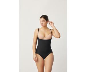 Body YSABEL MORA, Damen, Gr. XL, N-Gr, schwarz, Obermaterial: 73% Polyamid, 27% Elasthan, figurbetont, Bodys Body, Spitze, mittlerer Shape-Effekt, elastisch, weich, bequem (36626148-XL) schwarz