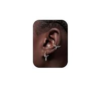 BodyBonita 16G Spike Septum Piercing - 316L Edelstahl Nasenpiercing Conch Helix Piercings Schmuck Nasenring Tragus Daith Knorpel Ohrpiercing Silber 8mm Stil 5