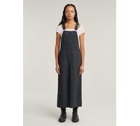 Bodykleid G-STAR "Dungaree Kleid", Damen, Gr. XS, Normalgrößen, petrol, Obermaterial: 90% Viskose, 10% Polyester, Kleider (33896310-XS) petrol