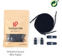 bodypride Schnürsenkel Flat/flach modisch dunkelblau 120cm - 1 Paar
