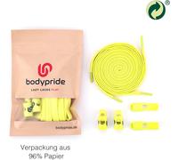 bodypride Schnürsenkel Flat/flach modisch gelb 120cm - 1 Paar