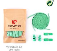 bodypride Schnürsenkel Flat/flach modisch mintgrün 120cm - 1 Paar