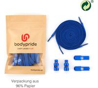 bodypride Schnürsenkel Flat/flach modisch royalblau 120cm - 1 Paar