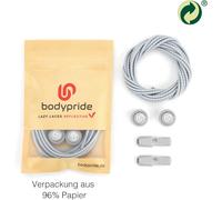 bodypride Schnürsenkel Rund/reflektierend grau 120cm - 1 Paar