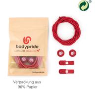 bodypride Schnürsenkel Rund/reflektierend rot 120cm - 1 Paar