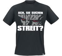 Böhse Onkelz Ach Sie Suchen Streit T-Shirt schwarz in 3XL