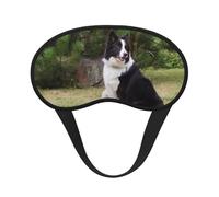 Böser Hund Border Collie,Vollständige Augenabdeckungen, lichtundurchlässige Schlafmasken, Verdunkelungs-Augenschützer