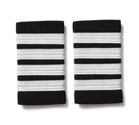 BOGEEL 1 Paar Handstickerei-Abzeichen, Schulterpolster, Schulterpolster, Brosche, Militär-Epaulet für Kleidung und Taschen