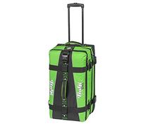 BoGi Bag Reisetasche Rollkoffer Reisekoffer Koffer, 72 cm, 85 L, Schwarz/Grün