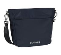 BOGNER Schultertasche Klosters Juna Dark Blue, glatter Nylon mit zartem Glanz