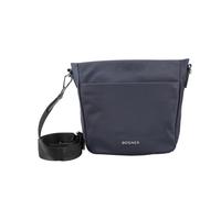 BOGNER Schultertasche Klosters Juna Dark Blue, glatter Nylon mit zartem Glanz