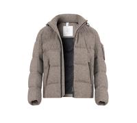 BOGNER Daunenjacke Herren Stehkragen Woll-Stretch braun, 50 (M)