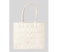 BOGNER Handtasche mit Label-Detail Modell 'wallis' in Sand, Größe 1