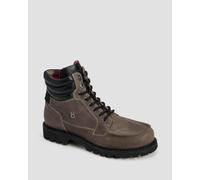Bogner Helsinki S 25 B Hohe Leder-herrenschuhe In Taupe 12446922-16 Grau 41