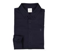 BOGNER Hemd Herren Regular Fit Langarm Baumwoll-Jersey blau, L