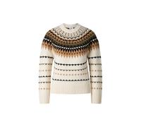BOGNER Kaschmir-Norweger-Pullover Ina für Damen - Off-White/Camel/Coffee - 36