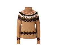 BOGNER Kaschmir-Norweger-Pullover Ingrid für Damen - Camel/Braun/Orange - 46