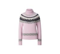 BOGNER Kaschmir-Norweger-Pullover Ingrid für Damen - Rosé/Grau/Off-White - 40