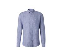BOGNER Leinen-Hemd Timi für Herren - Navy-Blau/Weiß - XL