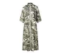BOGNER Leinenkleid Catelyn für Damen - Oliv/Creme - 34
