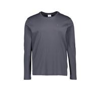 BOGNER Longsleeve Herren Regular Fit Langarm Rundhals Baumwoll-Jersey grau, L