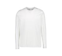 BOGNER Longsleeve Herren Regular Fit Langarm Rundhals Baumwoll-Jersey weiß, L