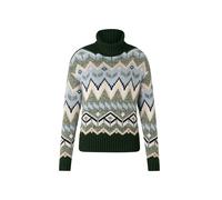 BOGNER Norweger-Pullover Raegan für Damen - Grün/Beige/Hellblau - 34