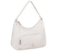 BOGNER Handtasche mit Label-Detail in Offwhite, Größe 1