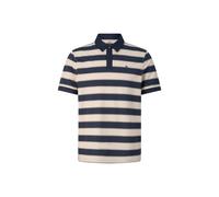 BOGNER Piqué-Polo-Shirt Timo für Herren - Navy-Blau/Sand - 3XL