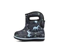 BOGS Unisex-Kinder Ii-Horses (Kleinkind) Regenstiefel, Dunkelgrau, mehrfarbig, 10 Little Kid